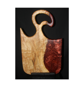 Nouvelle arrivée : Planche à découper en résine époxy et bois pour couper fruits, légumes et viande, planche à découper artisanale en résine pour la cuisine - Product Image 1