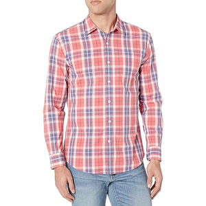 Chemise décontractée à manches longues pour homme OEM, 100 % coton, sergé respirant, fabricant en gros - Product Image 4