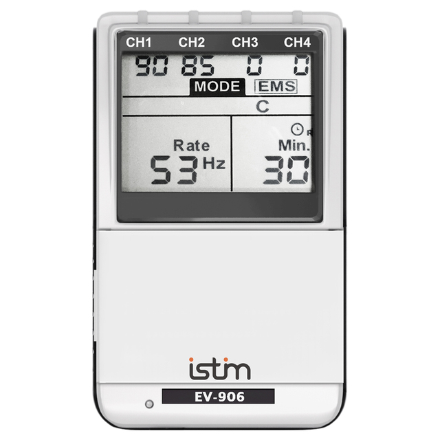 EVERYWAY Taiwan EV-906A TENS+EMS Stimulator 5 TENS/3 EMS Modes 37 Programs for Professional Medical Use Pain Relief Muscle Care