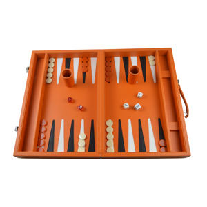 Jeu de backgammon en cuir fait main, dernier design, personnalisé, de qualité supérieure, jeu divertissant pour enfants et adultes - Product Image 3