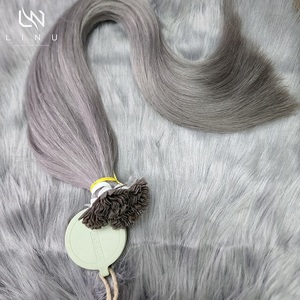Haute qualité 100% kératine vietnamienne pointe plate Extensions de cheveux blonds vague profonde lâche et vague naturelle luxe prix de gros - Product Image 5