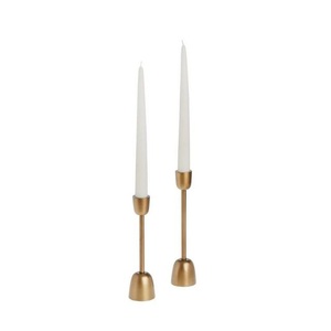 Porte-bougie décoratif en aluminium moulé, doré avec motif noué, support de bougie de qualité supérieure pour table de dîner, décoration de salon et de fête - Product Image 4