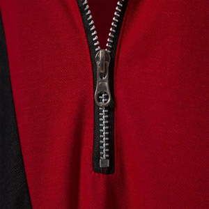 เสื้อยืดคอซิปผู้ชาย แนวสปอร์ตทันสมัย เนื้อผ้าแห้งเร็ว ใส่สบาย เหมาะสำหรับการฝึกซ้อมและกิจกรรมกลางแจ้ง - Product Image 6