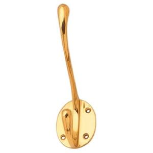 <b>Gold</b> Plated Modern <b>Wall</b> <b>Hook</b> with 2 <b>Hooks</b> for Home Bathroom Door Cloths Towel Hanging Use Metal <b>Wall</b> Mounted Anti-Rust - Product Image 5