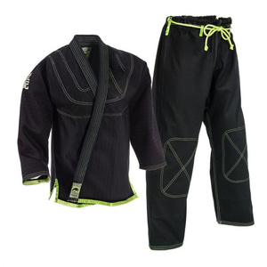 bjj gi suit high quality pearl weave cotton fabric custom design lightweight breathable durable training uniform men women - Product Image 1