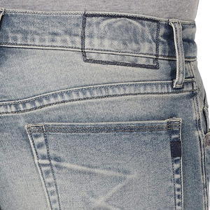 Pantalones Cargo Casuales de Cintura Alta para Hombre, 100% Algodón, Color Azul Desgastado, Fabricante OEM de Pakistán, Estilo Perfecto para el Verano - Product Image 5