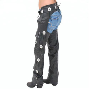 Best Quality Custom Horse <b>Riding</b> Cowhide Leather <b>Chaps</b> For Sale Reasonable Prices Leather <b>Chaps</b> In Solid Color - Product Image 2
