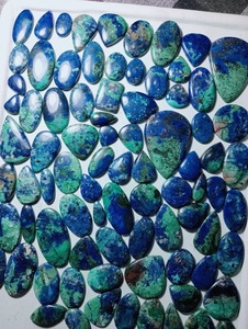 Pierres précieuses Trimurti Gems, malachite naturelle de qualité AAA, cabochon de forme mixte, pierres précieuses en vrac personnalisées, fabrication de bijoux, prix de gros - Product Image 1