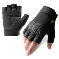 Gants de fitness pour hommes à demi-doigts en maille camouflage avec sangle de poignet réglable pour la musculation et l'entraînement en salle de sport