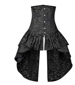 KDS Corset de compression forte pour femme avec armatures en acier, conception à crochets épais, respirant, en tissu brocart polyester Powernet - Product Image 2