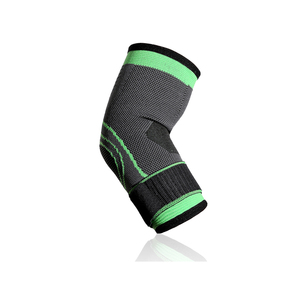 Soporte de compresión ajustable para codo de mujer, transpirable, de punto, unisex, para protección del codo, ideal para el verano. - Product Image 1