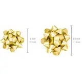 Golden Eco-Friendly Butterfly Bow Gift <b>Ribbons</b> Satin Woven Metallic Double Face Polyester Birthday Christmas Decorative Bows - Product Image 5