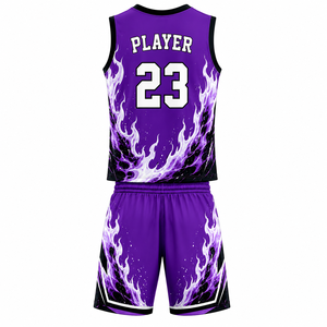 Conjunto de Uniforme de Baloncesto de Alto Rendimiento, Camisetas de Baloncesto Personalizadas con Logotipo del Equipo, Nombre y Número Impresos - Product Image 2