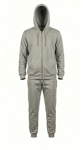 Tracksuit Set <b>Full</b> <b>Zip</b> <b>Hoodie</b> And Tapered Joggers for Wholesale - Product Image 5
