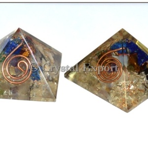 Vente en gros de cristaux de guérison naturels pierre semi-précieuse Shree pierre de yantra cristal de tourmaline dans la pierre brute de quartz pour la méditation - Product Image 6