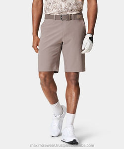 กางเกงกอล์ฟลำลองขายส่ง เสื้อผ้ากีฬา ยืดหยุ่น ทันสมัย แห้งเร็ว เอวยางยืด กางเกงกอล์ฟขาสั้นทรงเข้ารูปสำหรับผู้ชาย - Product Image 6