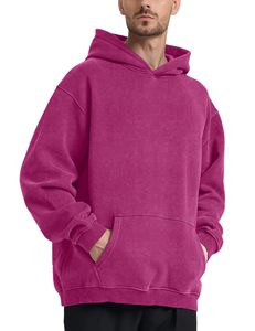 Sudadera con Capucha Unisex de Invierno, Estilo Vintage, de Algodón/Poliéster, Lavado Ácido, Fabricada en Fábrica, Precio Bajo, Ropa Urbana, Ecológica y Transpirable - Product Image 5