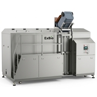 Digesteur de déchets alimentaires pratique en acier inoxydable 3t, 15 CV, système de compostage avec moteur à roulement, sans odeur ni impuretés