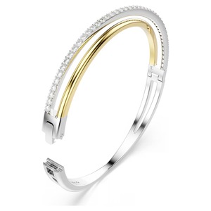 Bracelet de luxe pour femme en or massif 18 carats avec diamants taille brillant rond, idéal pour le quotidien - Product Image 3