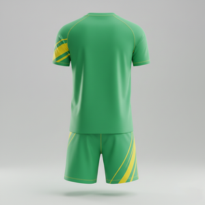 Conjunto Deportivo de Dos Piezas Unisex para Fútbol, Yoga y Entrenamiento, con Camiseta y Pantalones Cortos, Personalizable OEM - Product Image 2