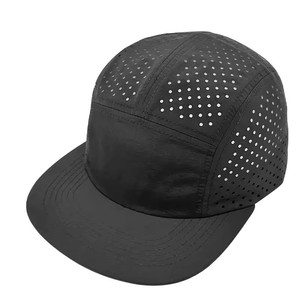 Gorra de Béisbol Negra Unisex de 6 Paneles, Malla Transpirable, para Exteriores, Primavera, Verano, Casual, para Adultos - Product Image 4