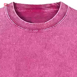เสื้อยืดผู้ชายเสื้อซักสีแอซิดสำหรับผู้ชายเสื้อซักแบบกรดสี - Product Image 5