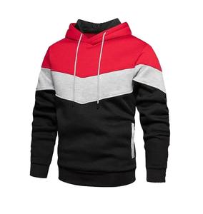 Sudadera con capucha para hombre, nueva, ajustada, con cremallera diagonal, para hombre - Product Image 1