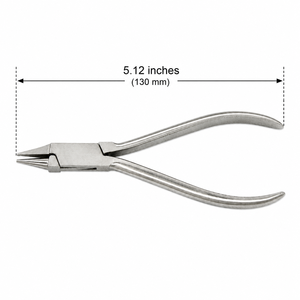 Pince à cintrer Adams INOX en acier inoxydable, outil de façonnage de bijoux en métal ZetomedPro - Product Image 3
