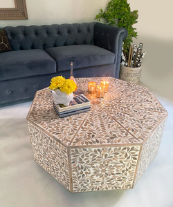 Antique Custom Design Classic Adjustable Handmade Resin Bone Inlay <b>Console</b> <b>Table</b> Stool Best Quality Home Furniture Bedroom - Product Image 5