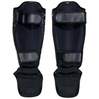 Protège-tibias et protections en mousse légère Fairtex noires, en cuir de vachette véritable, logo personnalisé, entraînement et sparring, kickboxing