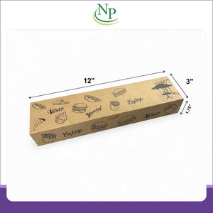 New Arrival Hot Selling Eco-friendly & Disposable Rectangular Shape ITC Kraft Paper Dosa <b>Boxes</b> for Packaging Usage from India - Product Image 3