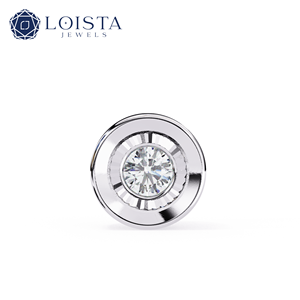 Collier de luxe personnalisé en or pur avec diamant de laboratoire, cadeau d'anniversaire, bijoux pour femmes, pendentif en diamants synthétiques - Product Image 2