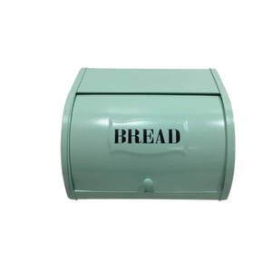 Nouvel ensemble de deux boîtes à pain extra-larges de style campagnard pour cuisine, boîte de rangement pour pain, boîte à pain personnalisée en étain - Product Image 2