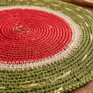 100% Natural Seagrass <b>Table</b> <b>Mat</b> | <b>Round</b> Eco Friendly Placemat | Handmade Woven Dining Decor | Export Quality Indian Supplier - Product Image 4