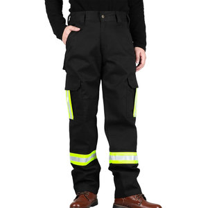 Pantalones de trabajo resistentes al fuego para construcción, pantalones de alta visibilidad con bolsillos, venta al por mayor. - Product Image 1