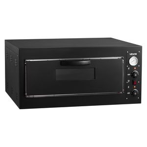 24 \ "forno elettrico da banco per Pizza 842 °F Max Temp 4200W attrezzatura da cucina commerciale per interni a doppio termometro manopola di controllo della temperatura - Product Image 1