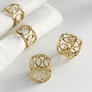 Luxury Metal Napkin Ring Crafted For High End Dining Presentation With Detailed Design And Polished Metal Surface - Product Image 1