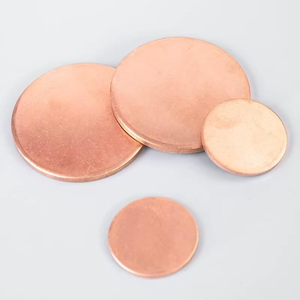 Pure Copper Blank Round Coins for Stamping Engraving Metal <b>Craft</b> Blank Decorative Round Copper Plan Coin - Product Image 5