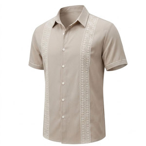 2026 Factory Made Polyester Material Made <b>Shirts</b> For Men <b>Button</b> Closure Newest Denim Style Men <b>Shirts</b> - Product Image 1