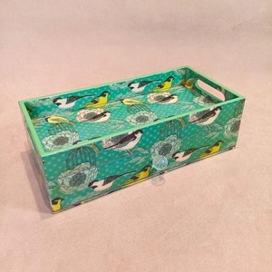 Nueva Bandeja Rectangular Decorativa para Servir, Bandeja de Madera con Estampado Esmaltado, las Mejores Herramientas de Cocina, Bandeja Decorativa para Mesa - Product Image 2