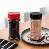 Bouteille en plastique de 100 ml pour épices, herbes, poudres, assaisonnement, pot à secouer