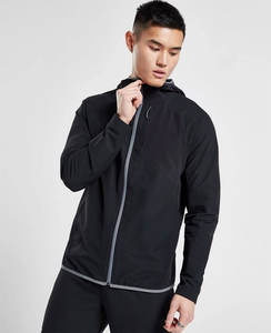 เสื้อกันลมกันน้ำใส่ได้ทั้งชายและหญิงเสื้อแจ็กเก็ตกีฬาฤดูใบไม้ร่วงมีซิปปิดเสื้อแจ็กเก็ตกลางแจ้งแบบทอ - Product Image 4