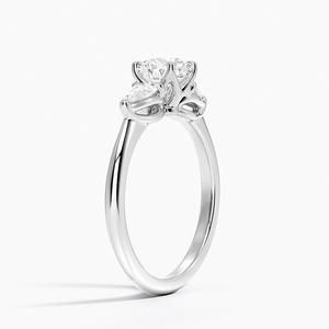 BOJ <b>Ring</b> 077 Round Cut 925 <b>Silver</b> Halo Prong Stone <b>Solitaire</b> Diamond <b>Ring</b> 2ct D Color VVS1 Moissanite GRA Certified Low Price - Product Image 2