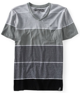 Camiseta de Manga Corta con Cuello Redondo y Rayas para Hombre, con Bolsillo, Ribete en Contraste, Corte Regular, Estilo Casual, Rojo, Blanco, Azul Marino - Product Image 5