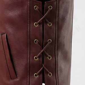 Blouson aviateur en cuir d'agneau de haute qualité pour homme, couleur personnalisable, entièrement personnalisable, avec capuche, style motard, poches zippées, vêtement d'extérieur - Product Image 6