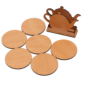 Posavasos de MDF en Blanco, Posavasos de MDF con Logotipo Personalizado, Posavasos de Corcho MDF Personalizados, Posavasos de MDF Marrón Impresos, Posavasos de MDF Protectoras - Product Image 6