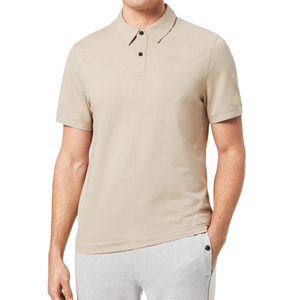 Camiseta Polo Básica de Mezcla de Algodón, Corte Regular, Manga Corta, Ropa Casual para Uso Diario, Colección de Prendas - Product Image 5