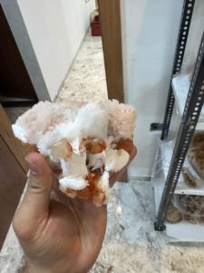 Natural Orange Heulandite Scolecite <b>Crystal</b> <b>Cluster</b> | Premium Mineral Collection Stone - Product Image 3