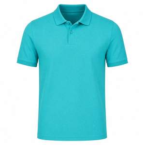 Polo homme de haute qualité, deux tons, décontracté, en tissu piqué, coupe slim, pour le golf, avec logo brodé personnalisé, streetwear, confortable. - Product Image 4