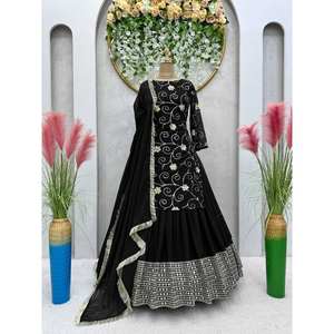 ชุดแต่งกายสำหรับผู้หญิงชุดปาร์ตี้ lehenga dupatta - Product Image 3